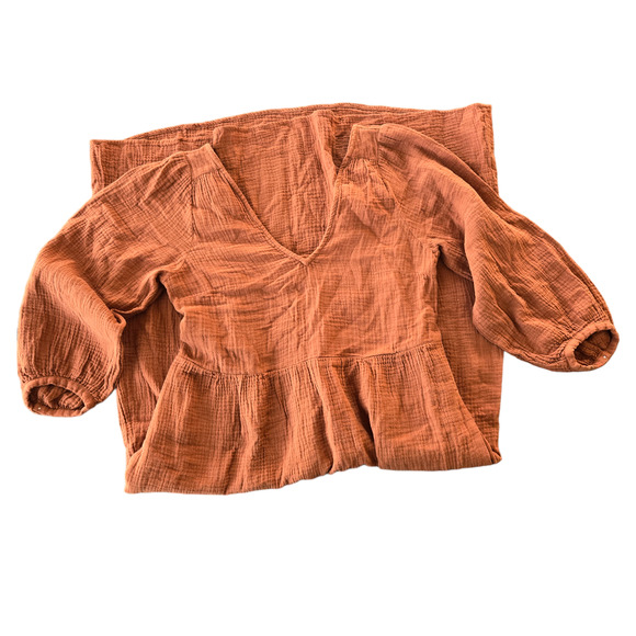 Madewell Rust Midi Dress - Picture 8 of 10